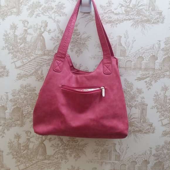 Danna Pink floral purse Faux leather. - Picture 4 of 13